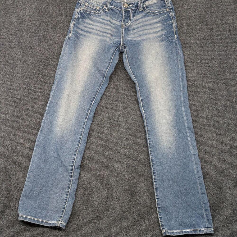 Daytrip Jeans Womens 26 Blue Straight Leg Trouser Workwear Denim Pants